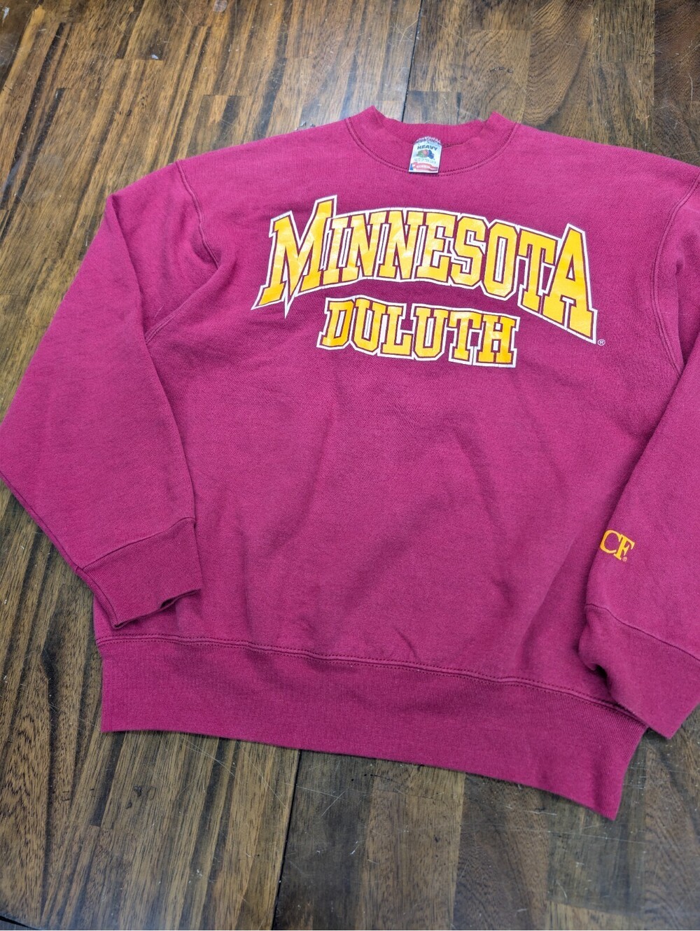 Minnesota Duluth Sweatshirt Fruit of the Loom Large Vintage
